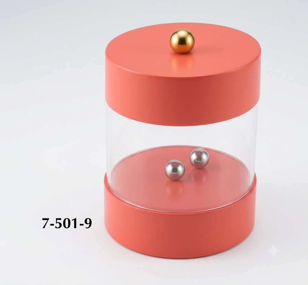 ELECTROSCOPIO Tipo PLASTICO CERRADO C/DOS BOLAS COLGANTES Cod: PE-ELECTR4231 GINSBERG #7-501-9