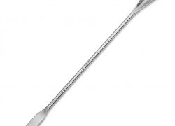 ESPATULA DE LABORATORIO AC.INOX. MICRO-DOBLE  PLANA RECTA/PLANA REDONDEADA 22 cm.Long., COD: ML-ESPTMIC715  JOANLAB/ SIMILAR Fisher #21-401-5/SP110-220