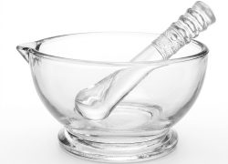 MORTERO DE PORCELANA CON MAZO «A» CAP. 120 ML. 110 mm.Ø, Cod: VD-MORTAV120 JOANLAB #1383