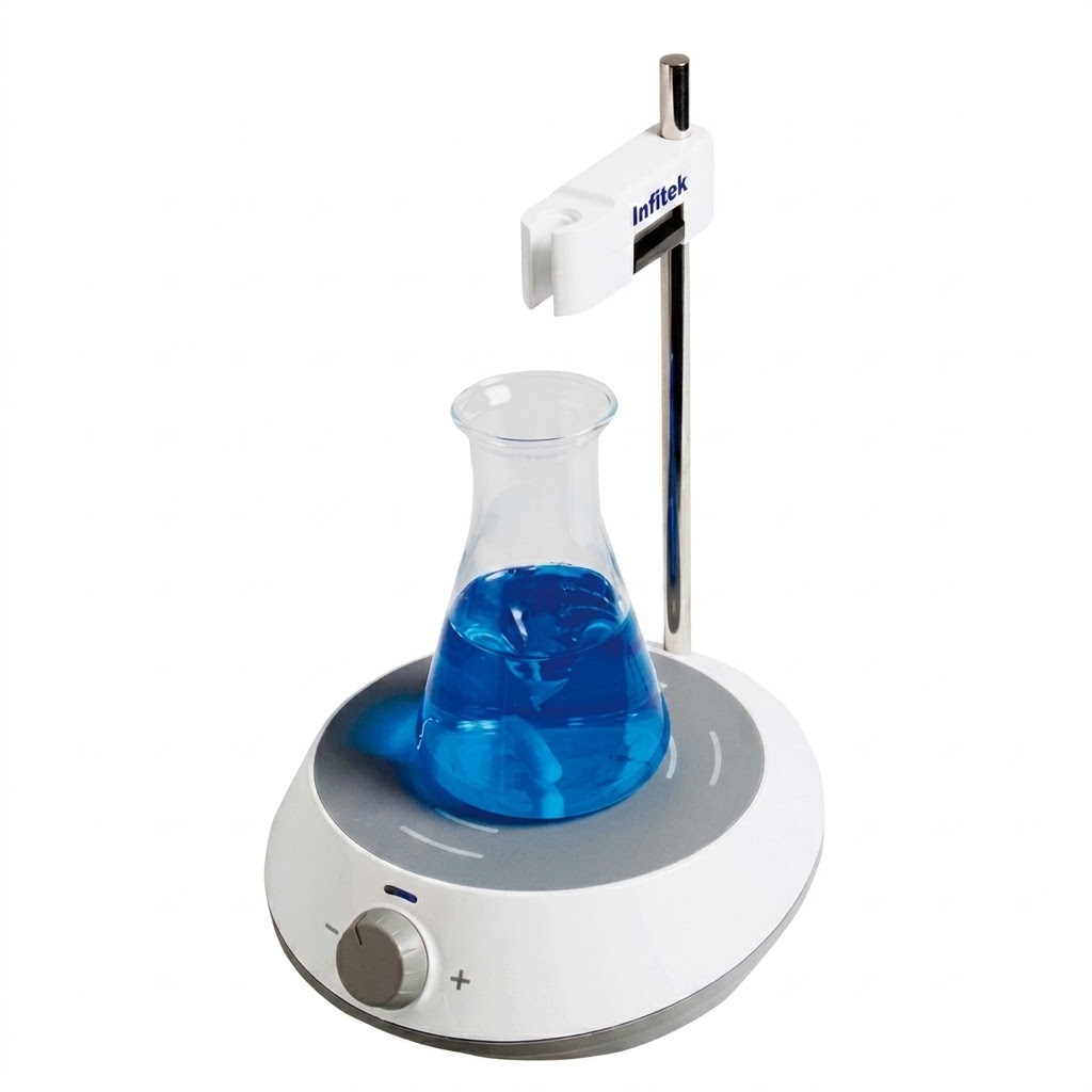 PLANCHA DE AGITACION 120 mm. O TOPE TEFLON Cap.1.5 Lits. 120 Vol., COD: EQ-PLANCHA900 INFITEK #MGS-Eco