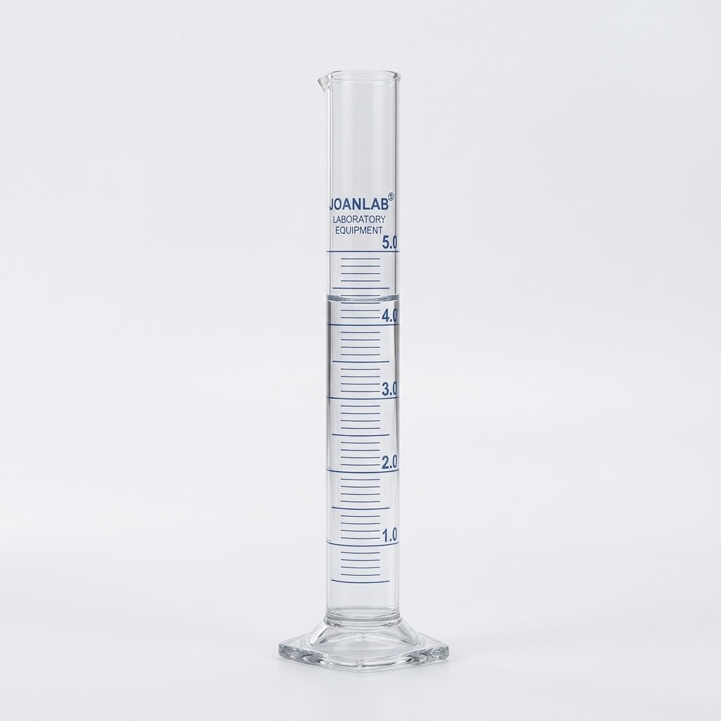 CILINDRO GRADUADO VIDRIO "A" CAP. 5 ML. BHV, Cod: VD-CILI86875 JOANLAB #1601H
